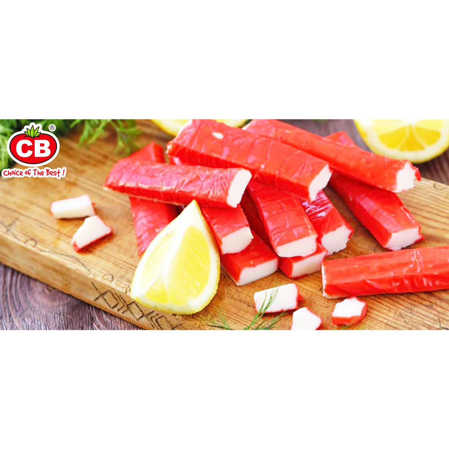 CB THAI FILAMENT CRAB STICKS (A) 16PCS (250G) - CB泰国风味蟹柳棒(A) 16PCS (250G)