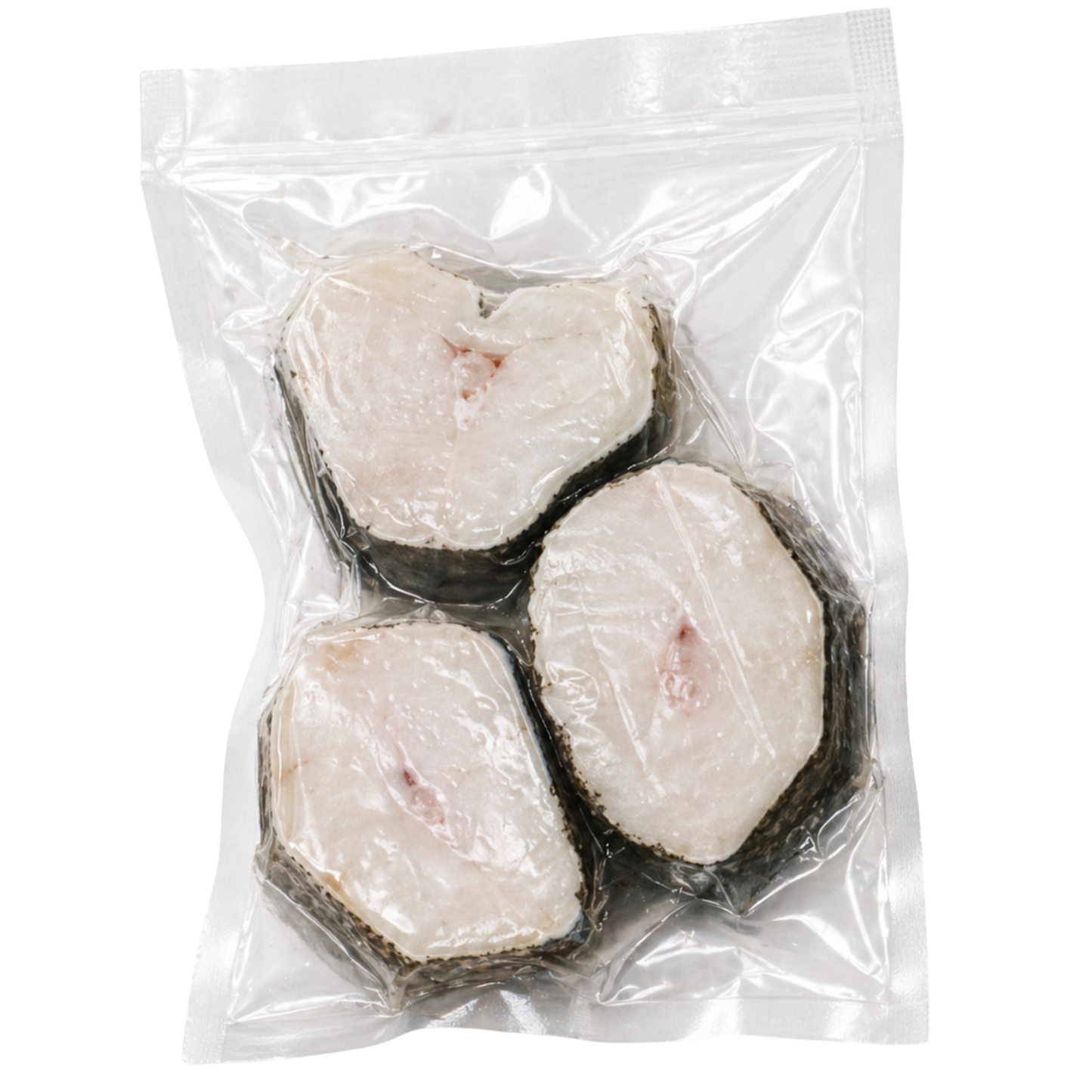 FRZ WILD CATCH COD FISH STEAK CUT (3-4PCS) (500G) - 速冻鳕鱼 (切块) (500克)