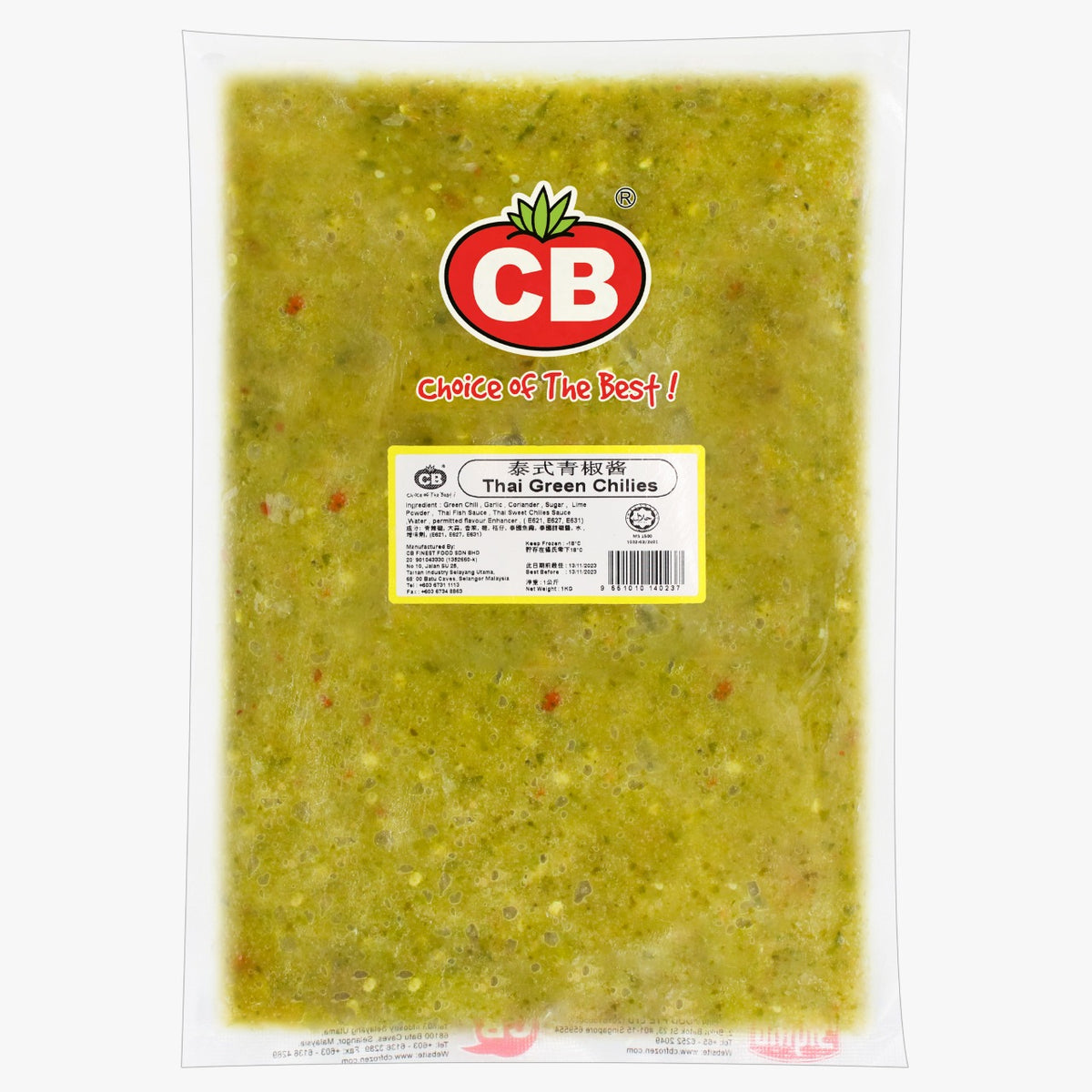 CB THAI GREEN CHILI SAUCE (1KG)