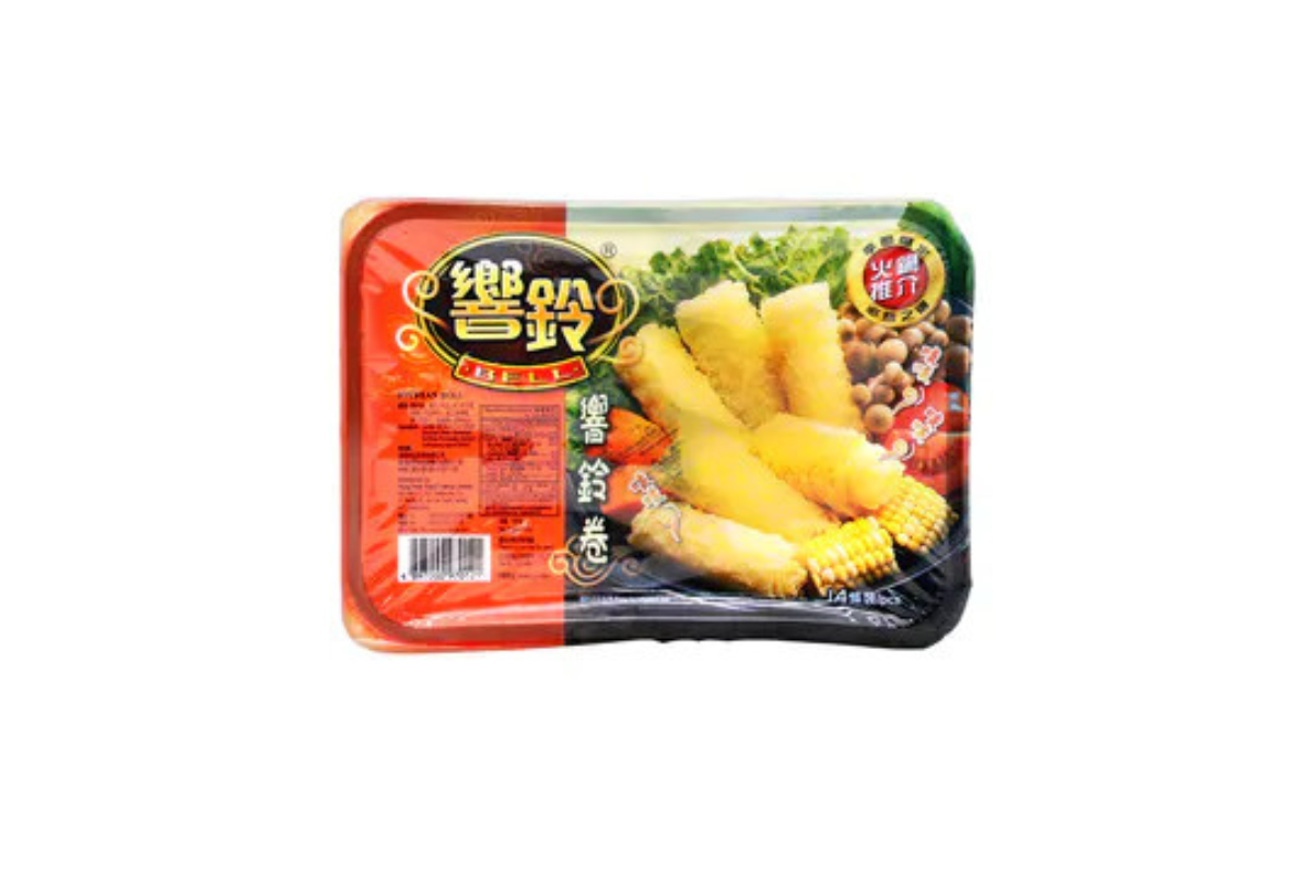 Packaged food product with visible branding on a white background