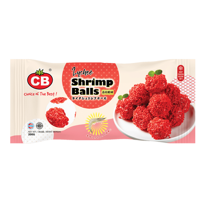 CB LYCHEE SHRIMP BALL 10PCS (200G) - CB荔枝虾球 (200G)