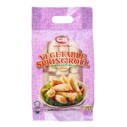 CB MINI VEGETABLE SPRING ROLL 20PCS (400G) - CB迷你蔬菜春卷 (400克)