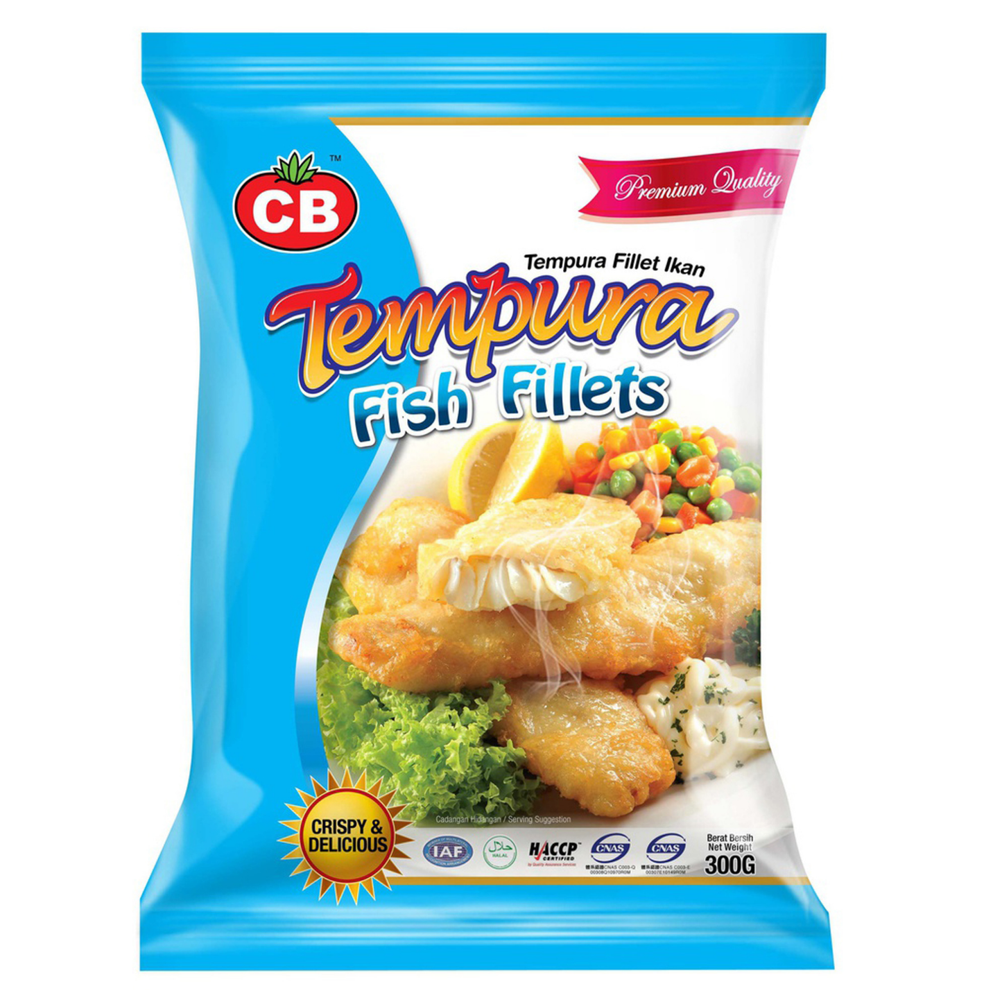 CB TEMPURA FISH FILLET 3PCS (300G) - CB日式鱼片 (300克)