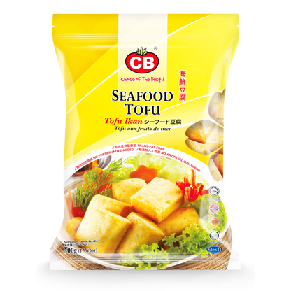 CB SEAFOOD TOFU 21PCS (500G) - CB海鲜豆腐 (500克)