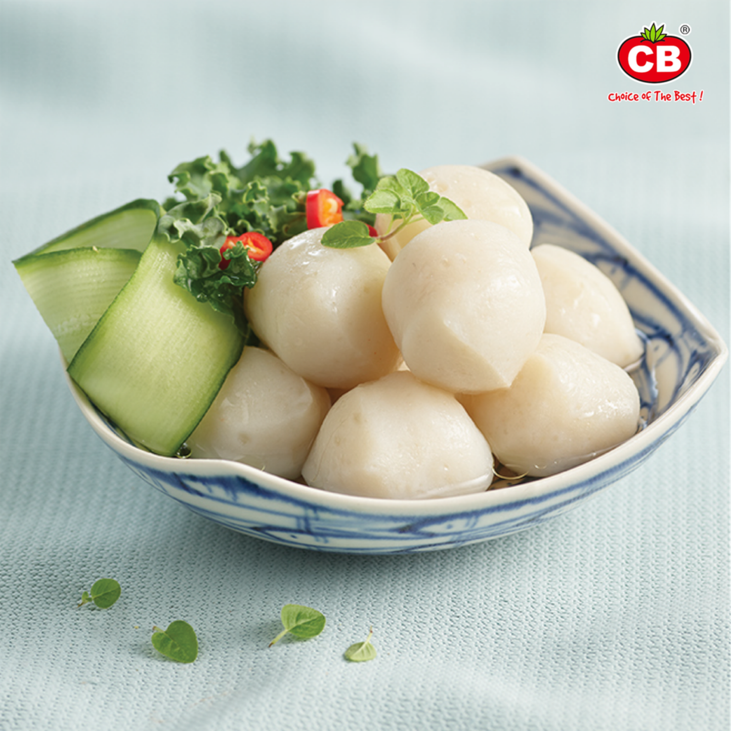 CB PREMIUM WHITE FISH BALL (800G) - CB优质白鱼丸 (800克)