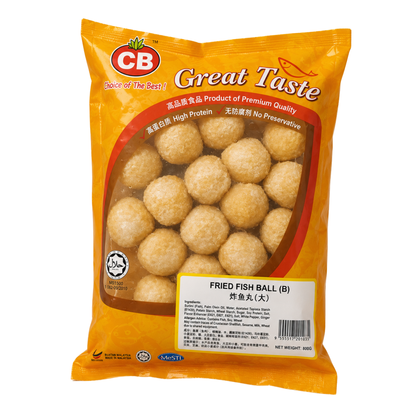 CB PREMIUM FRIED FISH BALL (800G) - CB 优质炸鱼丸 (800克)