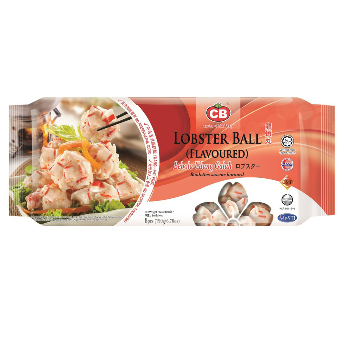 CB LOBSTER BALL (FLAV.) 8PCS (190G) - CB龍蝦丸 (190克)