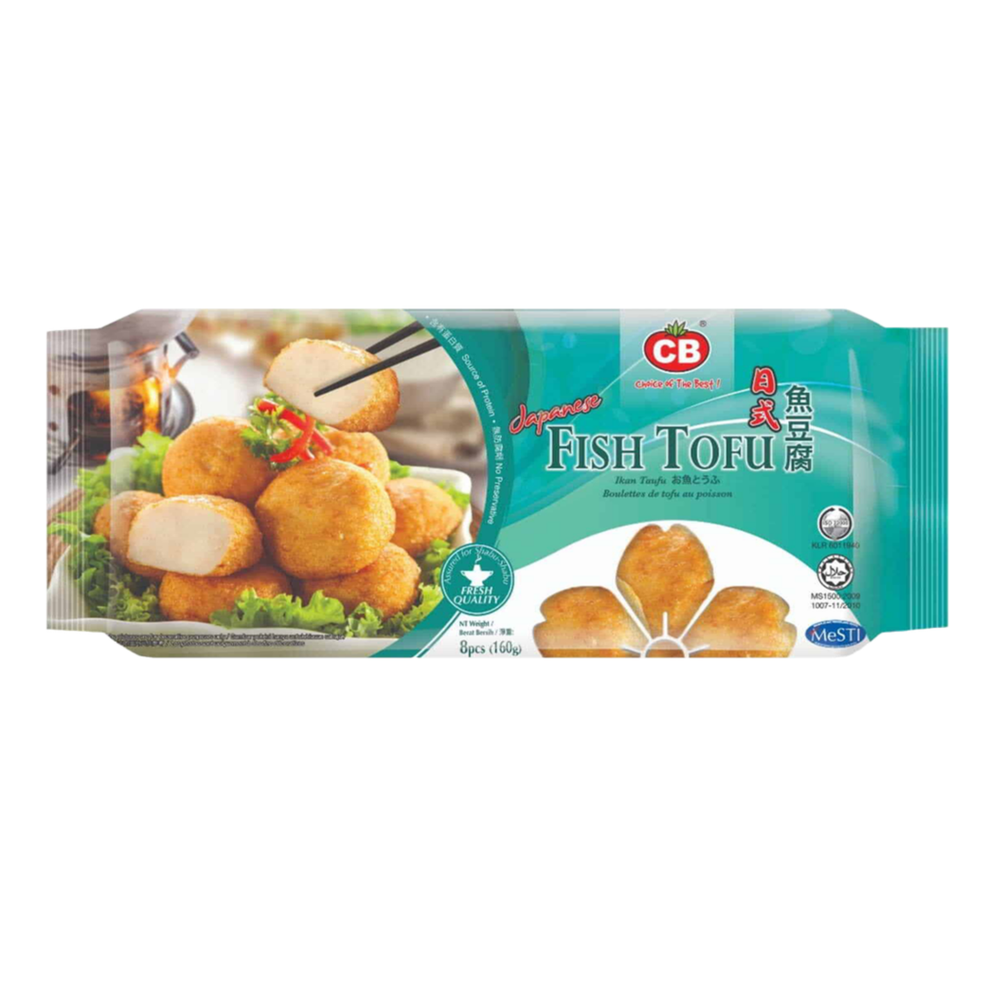 CB JAPANESE FISH TOFU 8PCS (160G) - CB日式魚豆腐 (160克)