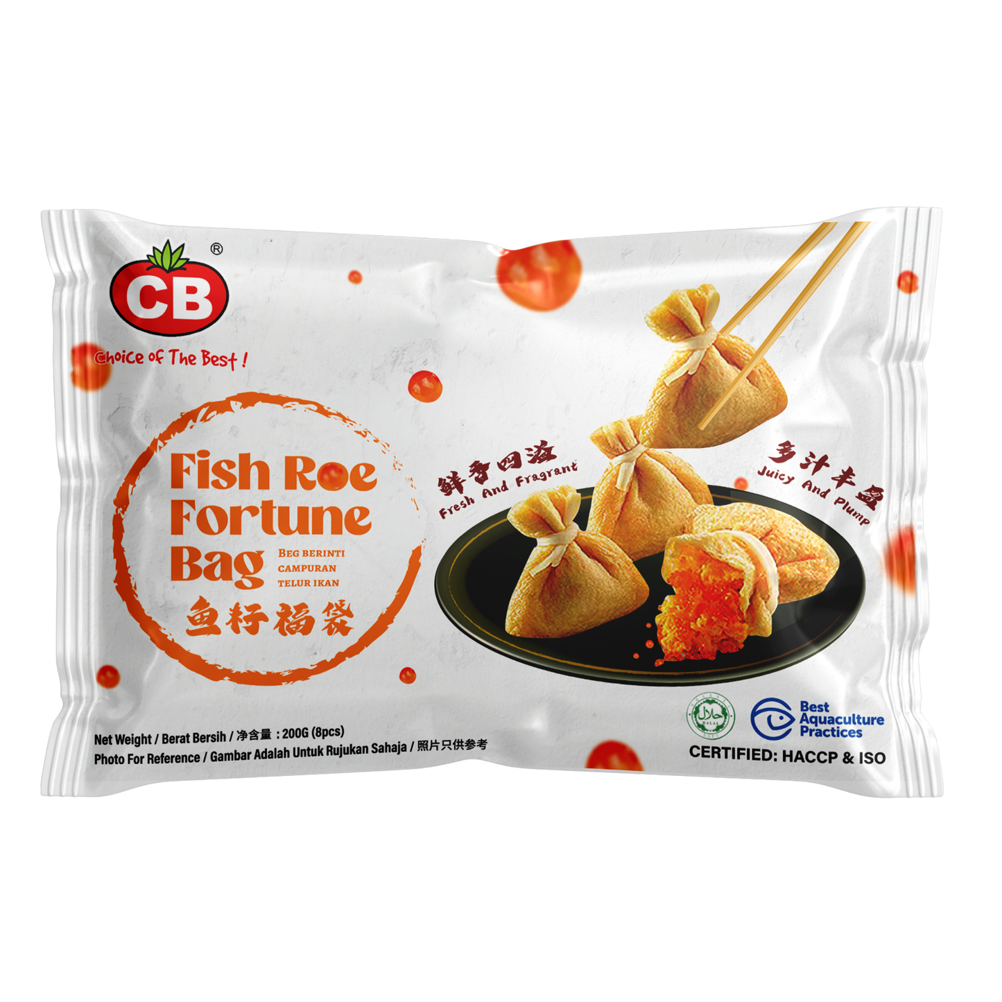 CB FISH ROE FORTUNE BAG 8PCS (200G) - CB鱼仔福袋 (200克)