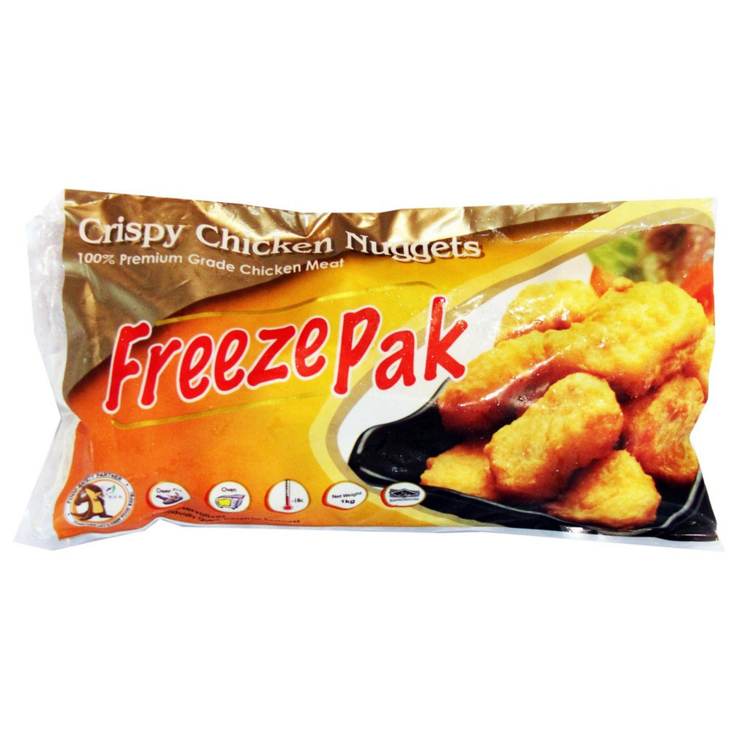 FREEZEPAK CRISPY CHICKEN NUGGET (1KG) - 脆皮鸡柳 (1公斤)