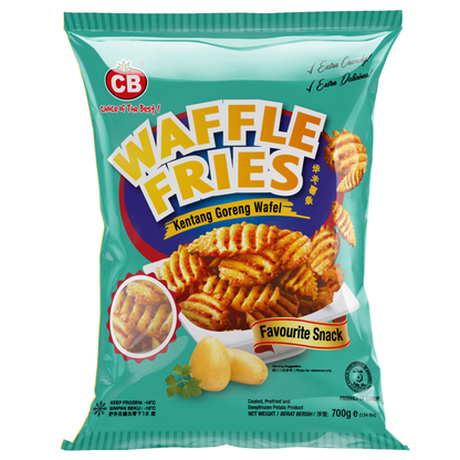 CB WAFFLE FRIES (700G) - CB 方格炸薯条 (700克)