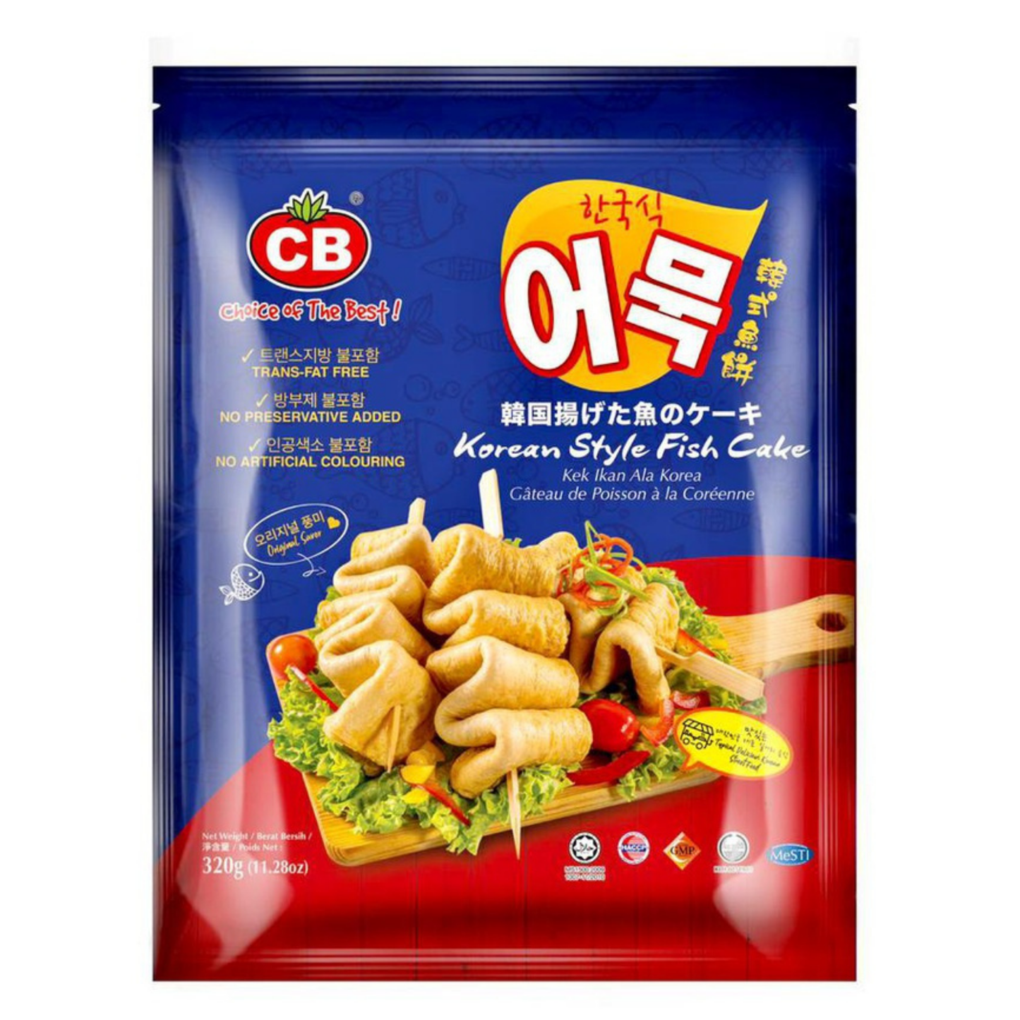 CB KOREAN STYLE FISH CAKE 10PCS (320G) - CB韩式鱼饼 (320克)