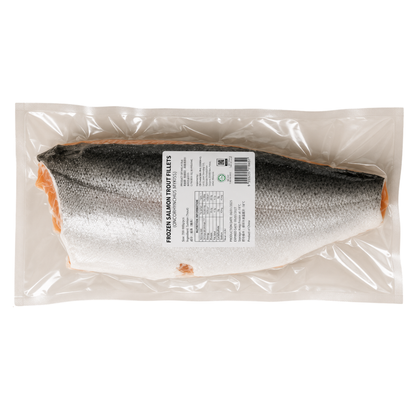 FROZEN SALMON TROUT FILLETS (1.1-1.4KG) - 速冻三文鱼鳟鱼 (1.1-1.4公斤)