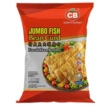 CB JUMBO FISH BEAN CURD 4X7 (10PCS) (350G) - CB 特大鱼肉釀腐竹 4X7 (350克)