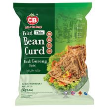 CB FRIED BEAN CURD (THIN) 10PCS (240G) - CB 釀腐竹 (薄) (240克)