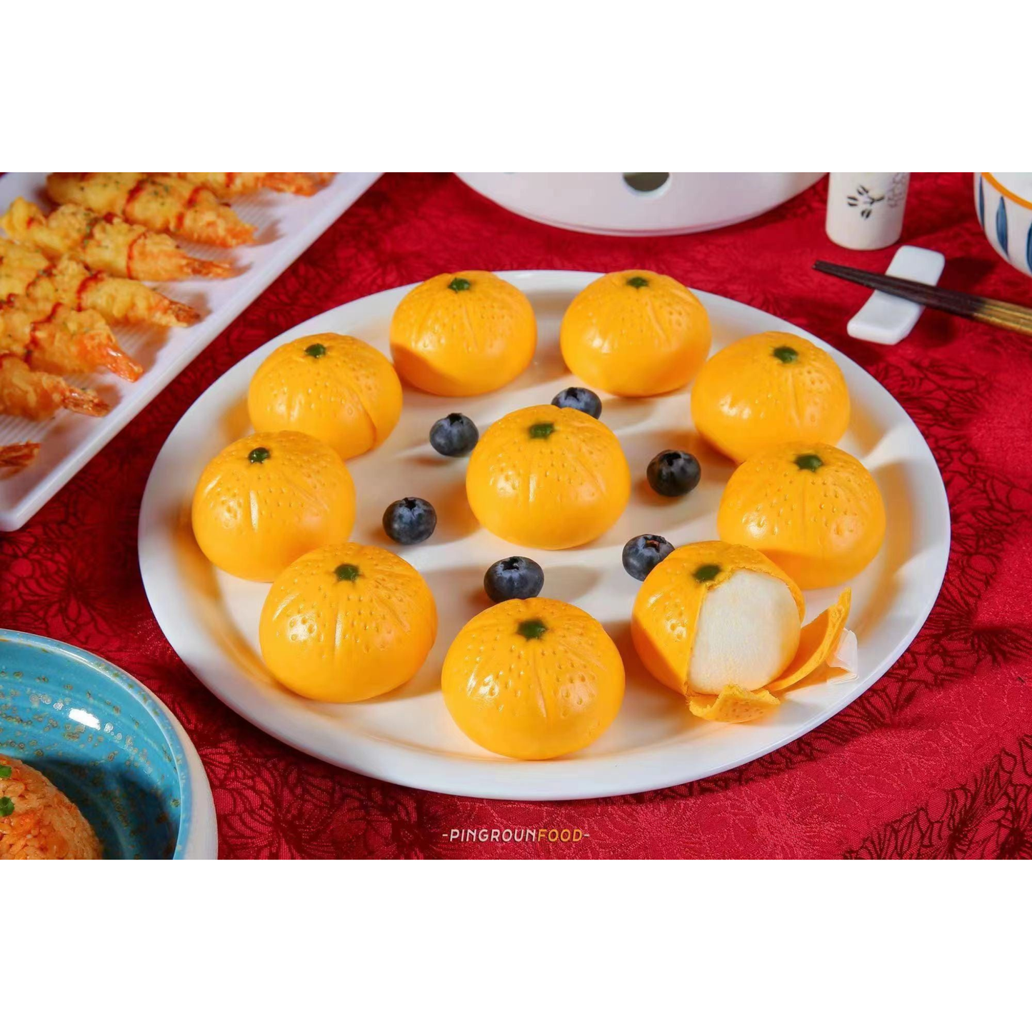 CB TANGERINE BUN 10PCS (350G) - CB 金橘包 (350克)