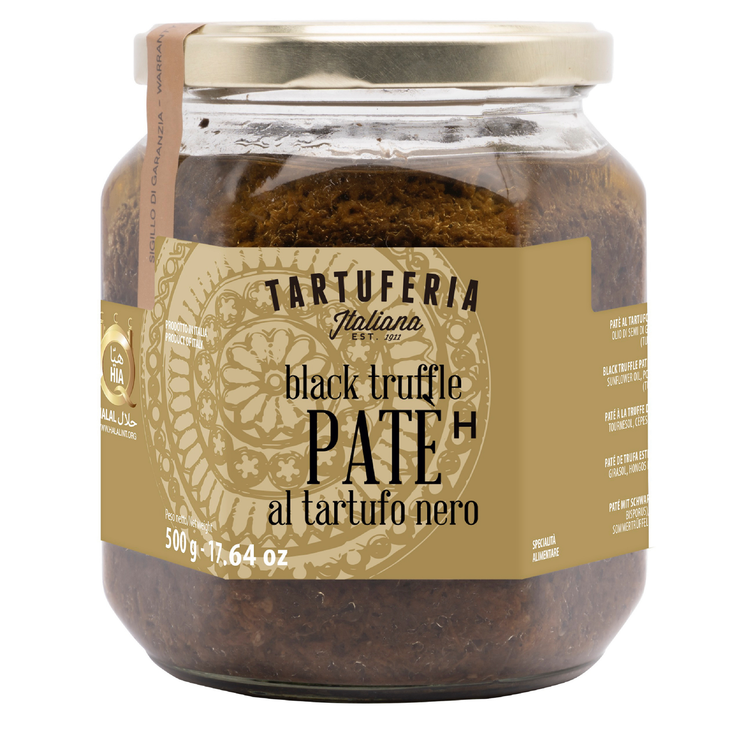 TARTUFERIA BLACK TRUFFLE PASTE (500ML) - 黑松露酱 (500毫升)