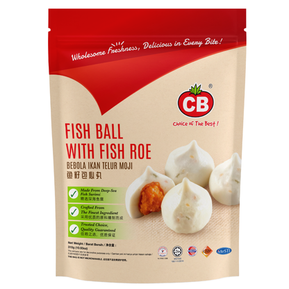 CB FISH BALL WITH FISH ROE (300G) - CB鱼仔包心丸 (300克)