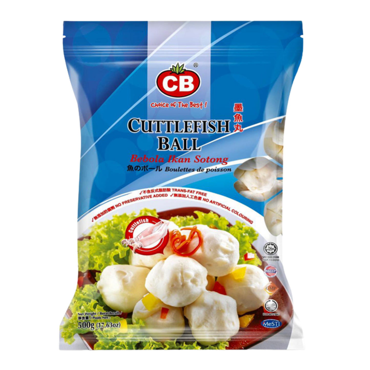 CB CUTTLEFISH BALL 23PCS (500G) - CB 墨鱼丸 23PCS (500克)