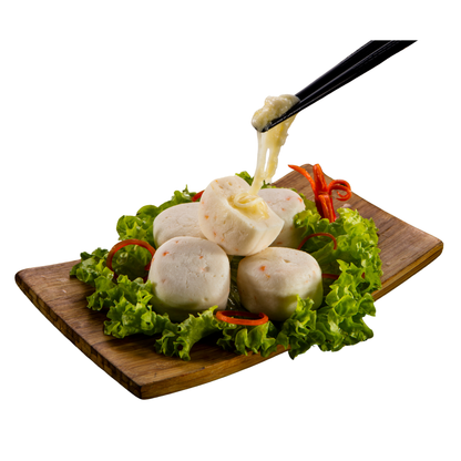CB PREMIUM FISH BALL WITH CHEESE (300G) - CB芝士包心丸 (300克)