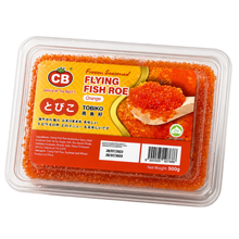 CB FROZEN SEASONED FLYING FISH ROE TOBIKO (500G) - 日本冷冻飞鱼卵 (橙色)(500克)