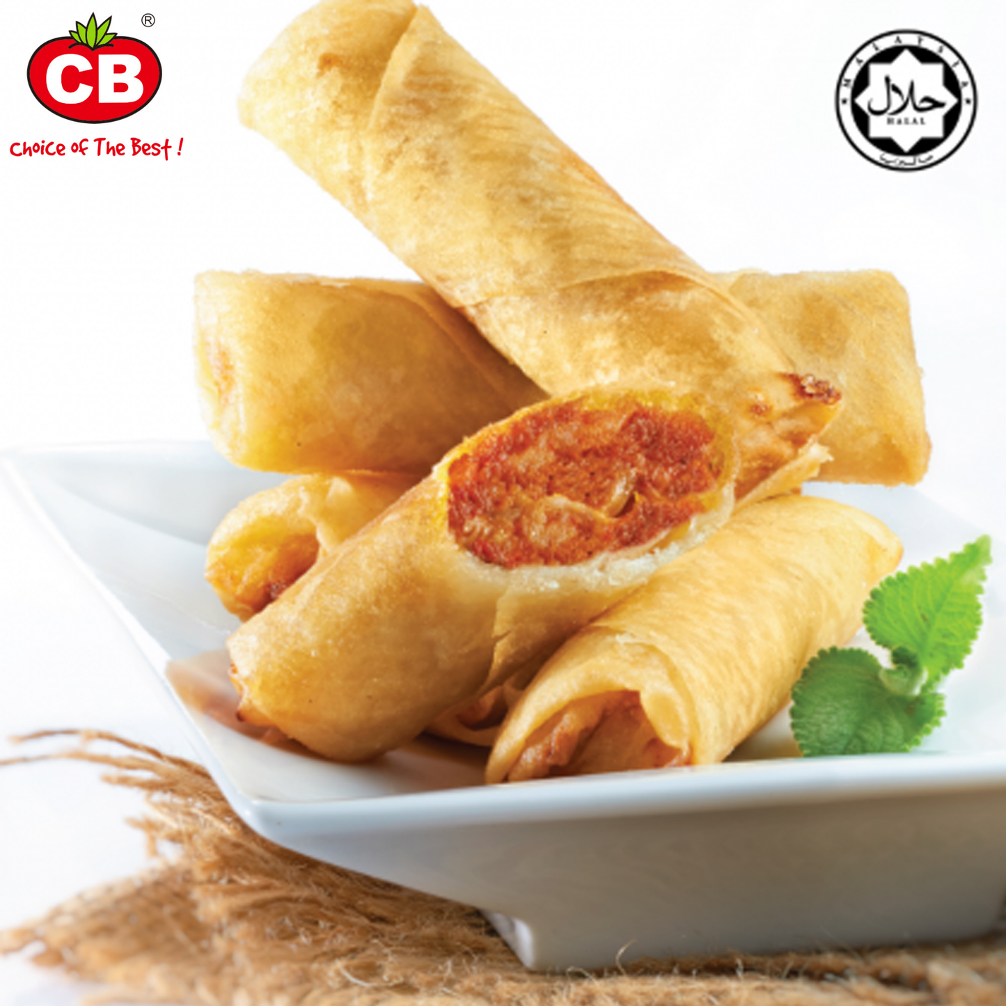 CB TRADITIONAL OTAK-OTAK POPIAH 10PCS (210G) - CB传统乌达卷 (210克)