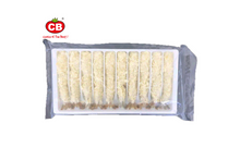 Tempura shrimp in a transparent packaging