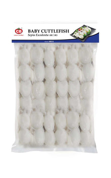 CB 60/80 BABY CUTTLEFISH IQF (900G) - CB 60/80 迷你墨鱼仔 IQF (900克)