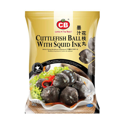 CB SQUID INK CUTTLEFISH BALL 23PCS± (500G) - CB 墨汁花技丸 23PCS± (500克)