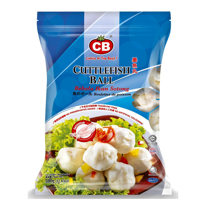 CB CUTTLEFISH BALL 23PCS (500G) - CB 墨鱼丸 23PCS (500克)