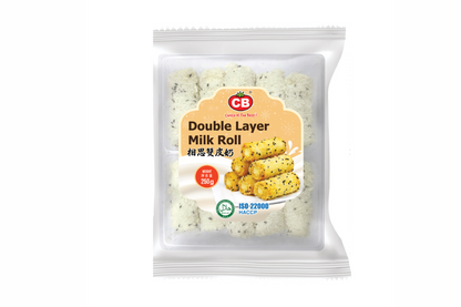 Packaged Double Layer Milk Roll with CB logo on a white background