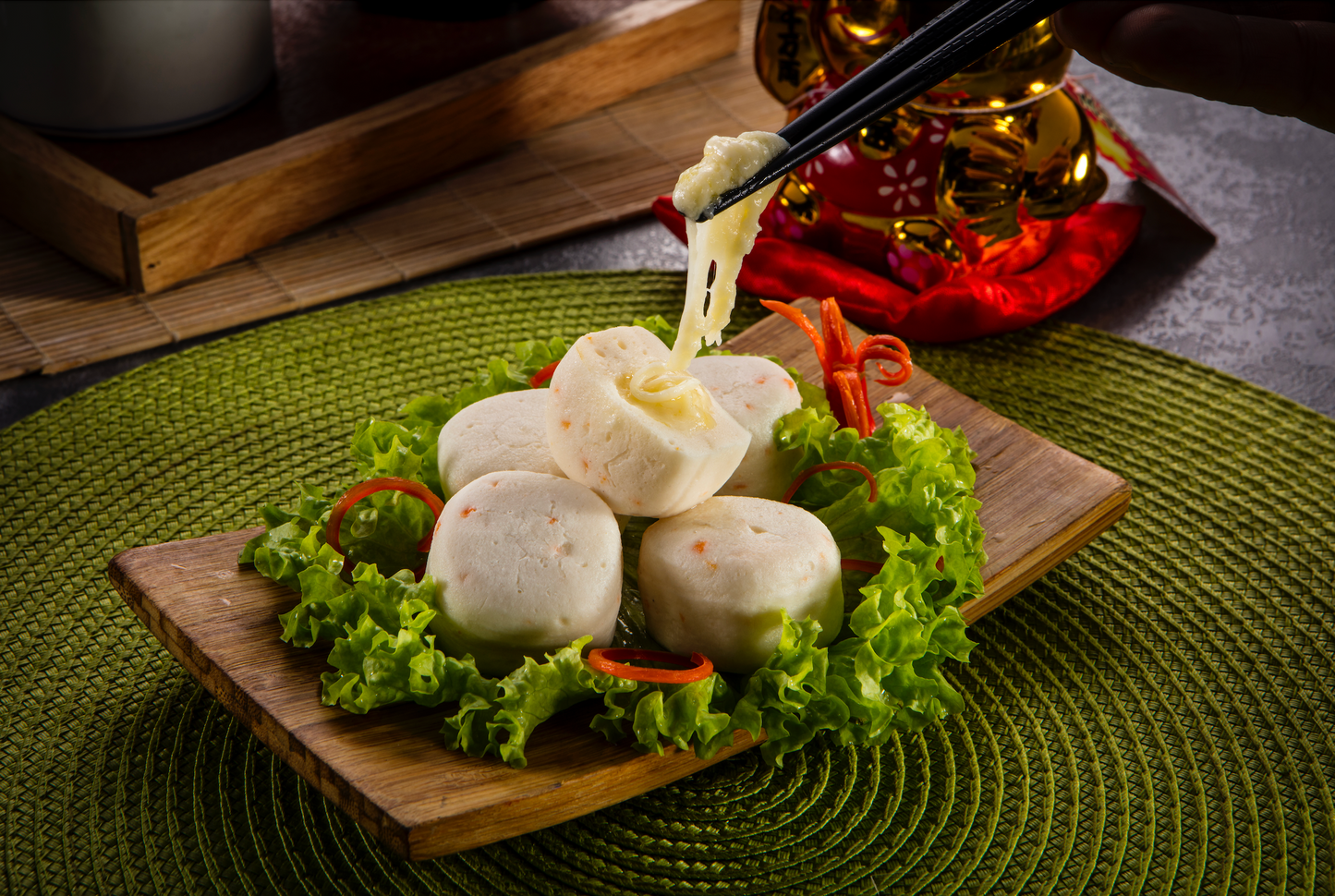 CB FISH BALL WITH CHEESE 23PCS± (500G) - CB 芝士包心丸 23PCS± (500克)