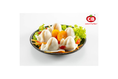 Fish dumpling on a plate