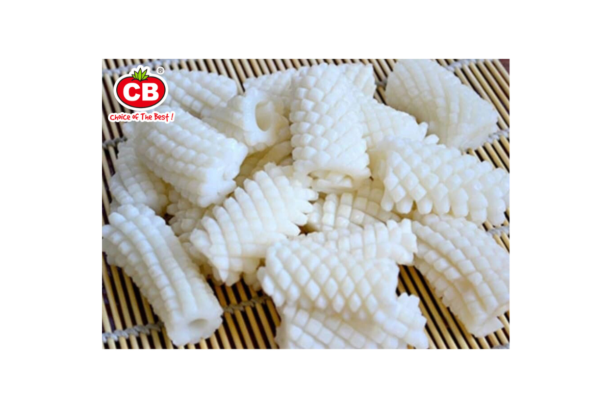 squid flower on a woven mat with CB logo in the corner