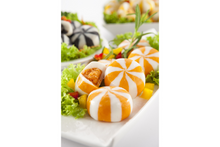 A plate of prawn flavoured balls