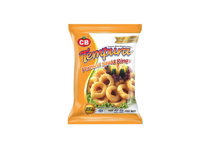 Squid ring with CB logo in a orange packet.