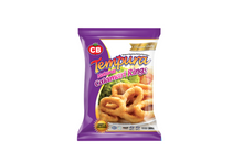 Calamari rings with CB logo in a packet