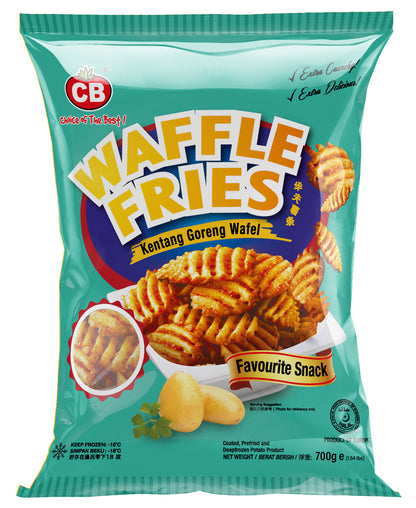 CB WAFFLE FRIES (700G) - CB 方格炸薯条 (700克)